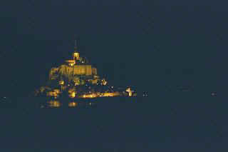 Le Mont St. Michel by night