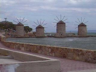 Windmills in Chora